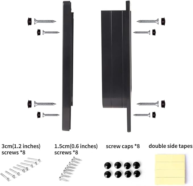 Large Cat Doors(Outer Size 10.6" x 9.2"), 4-Way Locking Cat Door for Interior Exterior Doors, Weatherproof pet Door with Magnet for Cat or Dog < 21.5 inches in Girth(White L)