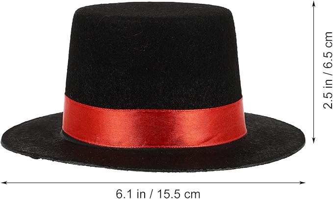 LUOZZY Pet Top Hat Graduation Dog Cat Hat Pet Costume Hat with Adjustable Strap for Medium and Large Dogs Puppy Pets Christmas Graduation Party Supplies