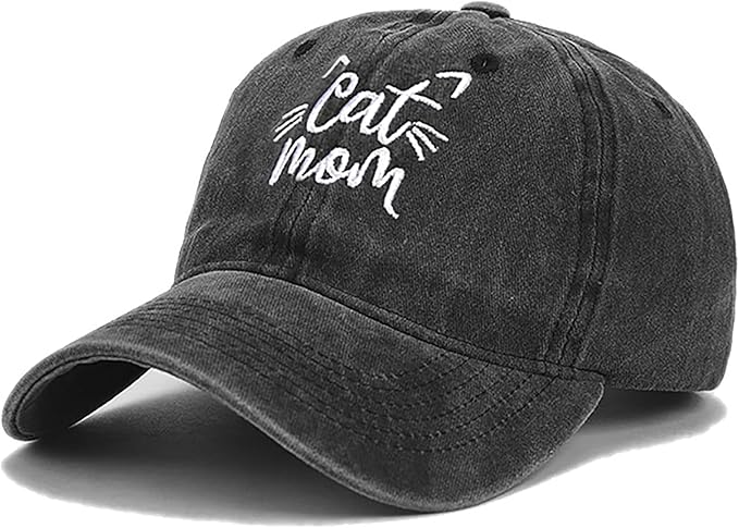 Malaxlx Baseball Cap for Women Men Adjustable Vintage Washed Cotton Distressed Baseball Snapback Caps