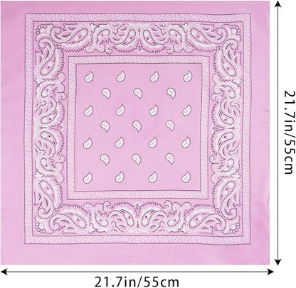 Pet Cowboy Costume Accessories Halloween Costumes for Small Pet Dogs Cat Cowboy Hat for Dogs and Bandana Scarf Halloween Party Western Cosplay Accessories (Pink, Small)