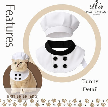 Pet Custom Dog Custom Cat Custom Hoodie, Sporty Look, Funny Gift, Halloween Holiday (Chef, Large)