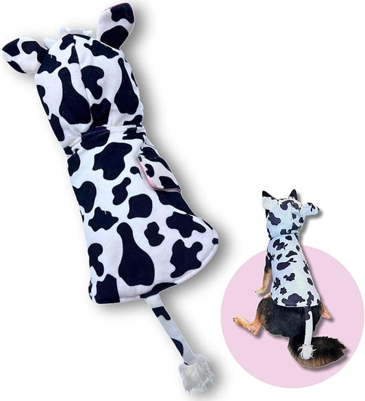 Pet Custom Dog Custom Cat Custom Hoodie, Sporty Look, Funny Gift, Halloween Holiday (Cow, Medium)