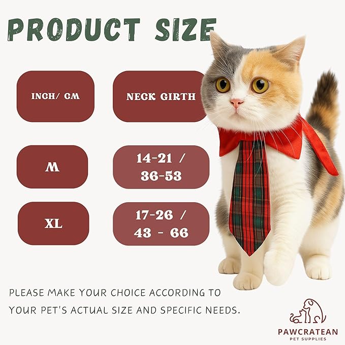 Pet Custom Dog Custom Cat Custom Hoodie, Sporty Look, Funny Gift, Halloween Holiday (Red Tie & Scarf Set, X-Large)