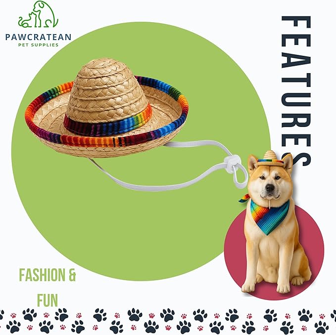 Pet Custom Dog Custom Cat Custom Hoodie, Sporty Look, Funny Gift, Halloween Holiday (Sombrero Set, One Size)