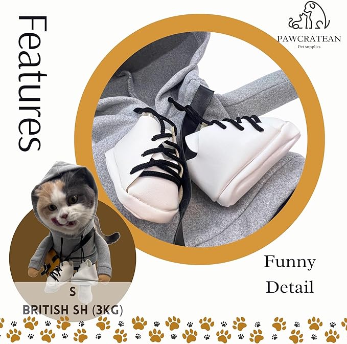 Pet Custom Dog Custom Cat Custom Hoodie, Sporty Look, Funny Gift, Halloween Holiday (Sporty Hoodie, Large)