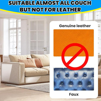 Petslucent Cat Scratch Furniture Protector: Cat Anti Scratch Tape - Door Protector from Dog Scratching - Clear Training Self Adhesive Tape for Carpet, Sofa, Couch, Door (118in x 7.9in)