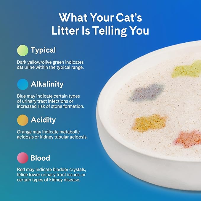 PrettyLitter Health Monitoring Cat Litter (Lotus Flower, Non Clumping) | Lightweight & Low Tracking, Color Changing Silica Gel Crystals, Advanced Odor Control — 6 Lbs, Pack of 1 (Up to 1 Month Supply)