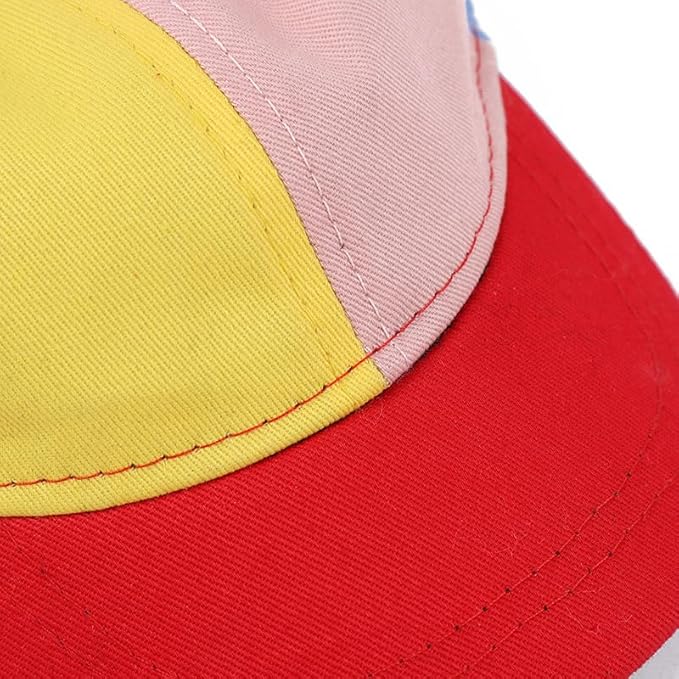 Propeller Pet Hats, Funny Helicopter Adjustment Red Hats for Dog and Cat S