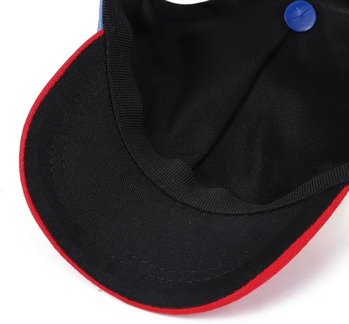 Propeller Pet Hats, Funny Helicopter Adjustment Red Hats for Dog and Cat S