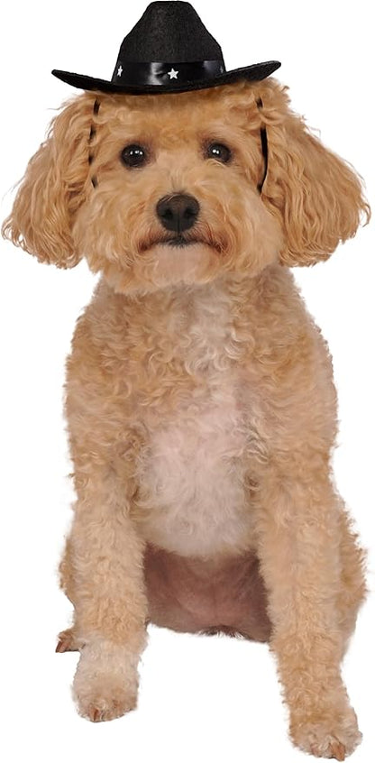 Rubies Cowboy Pet Hat for Dogs or Cats, S/M