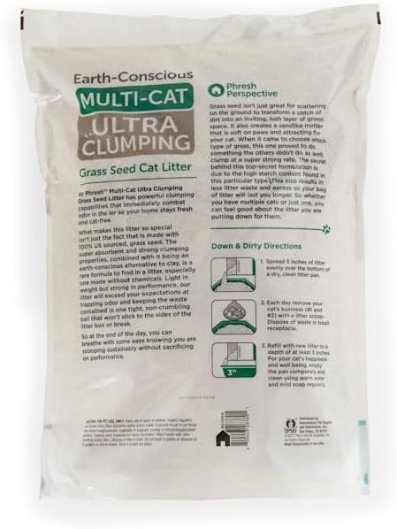 So Phresh by Petco Extreme Clumping Unscented Grass Seed Cat Litter 10 lbs.