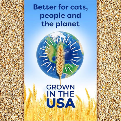 sWheat Scoop Natural Wheat Cat Litter, Original, Fast Clumping with Odor Neutralizing Enzymes, 25 Pound Bag