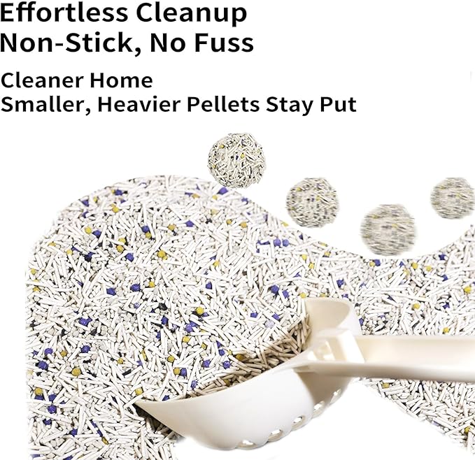 Tofu Cat Litter 45 Lbs, Dr. PawPaw Clumping Cat Litter, Natural Tofu Scent, Dust-Free Keep Kitty Tidy, Superior Odor Control Keep Step Fresh