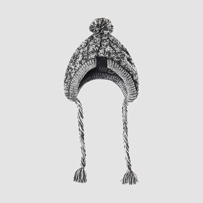 Winter Dog Hat,Knitting Wool Cap,Warm Pet Head Wear with Long Braid Puppy’s Head Accessorie (S)